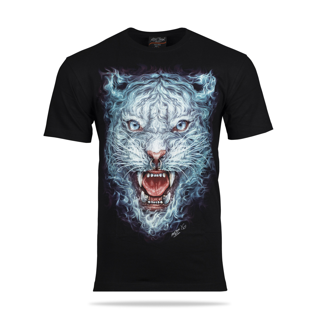 T-Shirt - Gepard Flamme