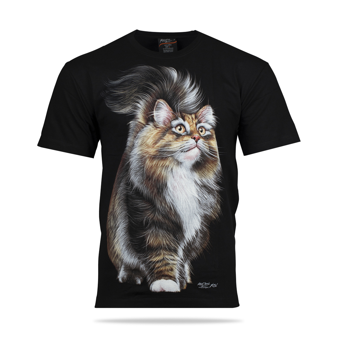 T-Shirt - Katze Maine Coon