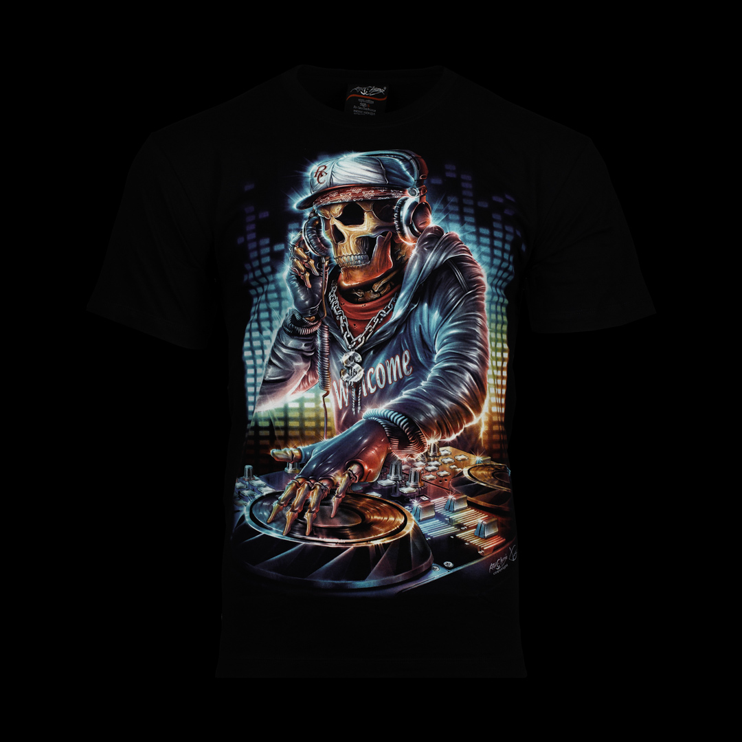 T-Shirt - DJ Skull & Bone