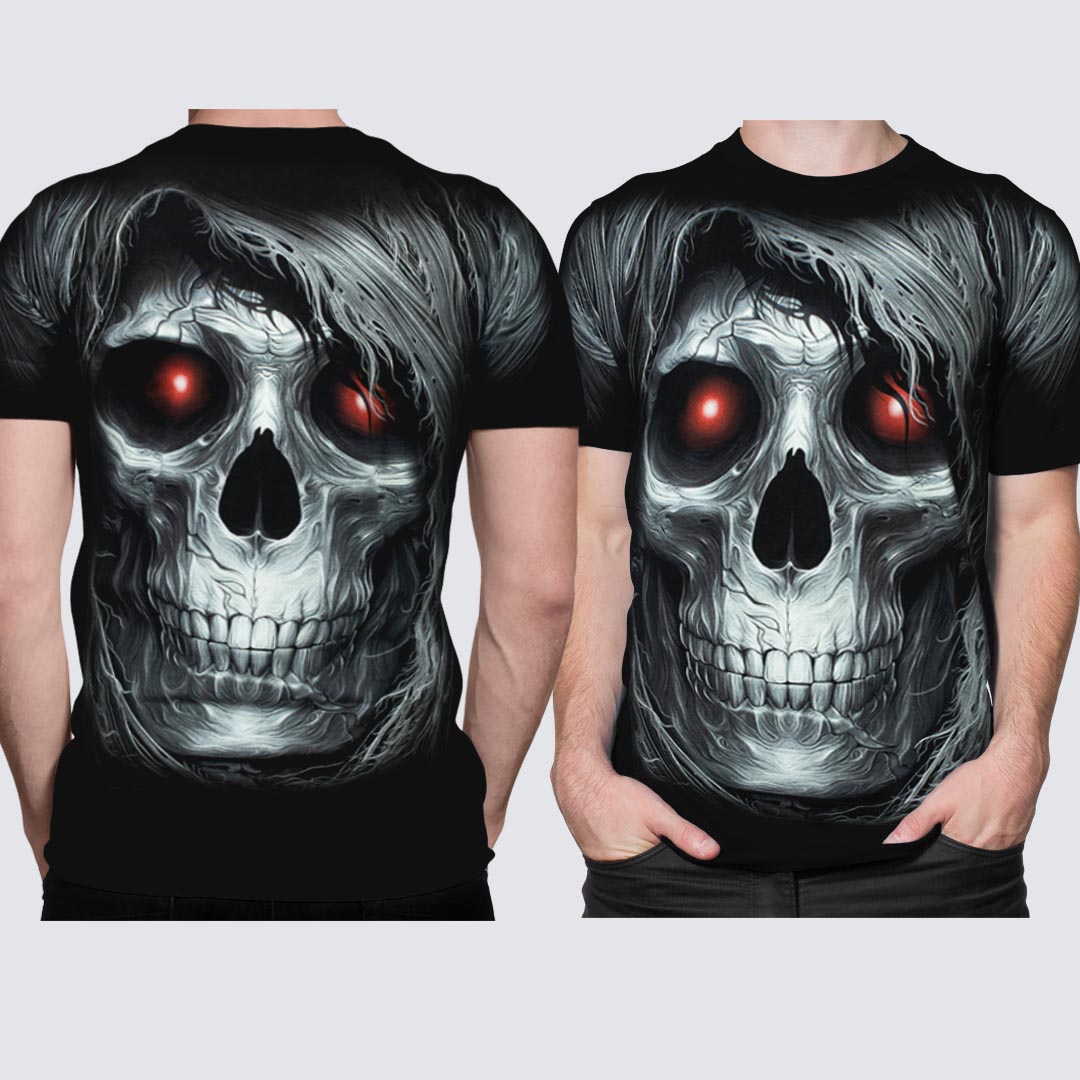 T-Shirt - Totenkopf Rotauge