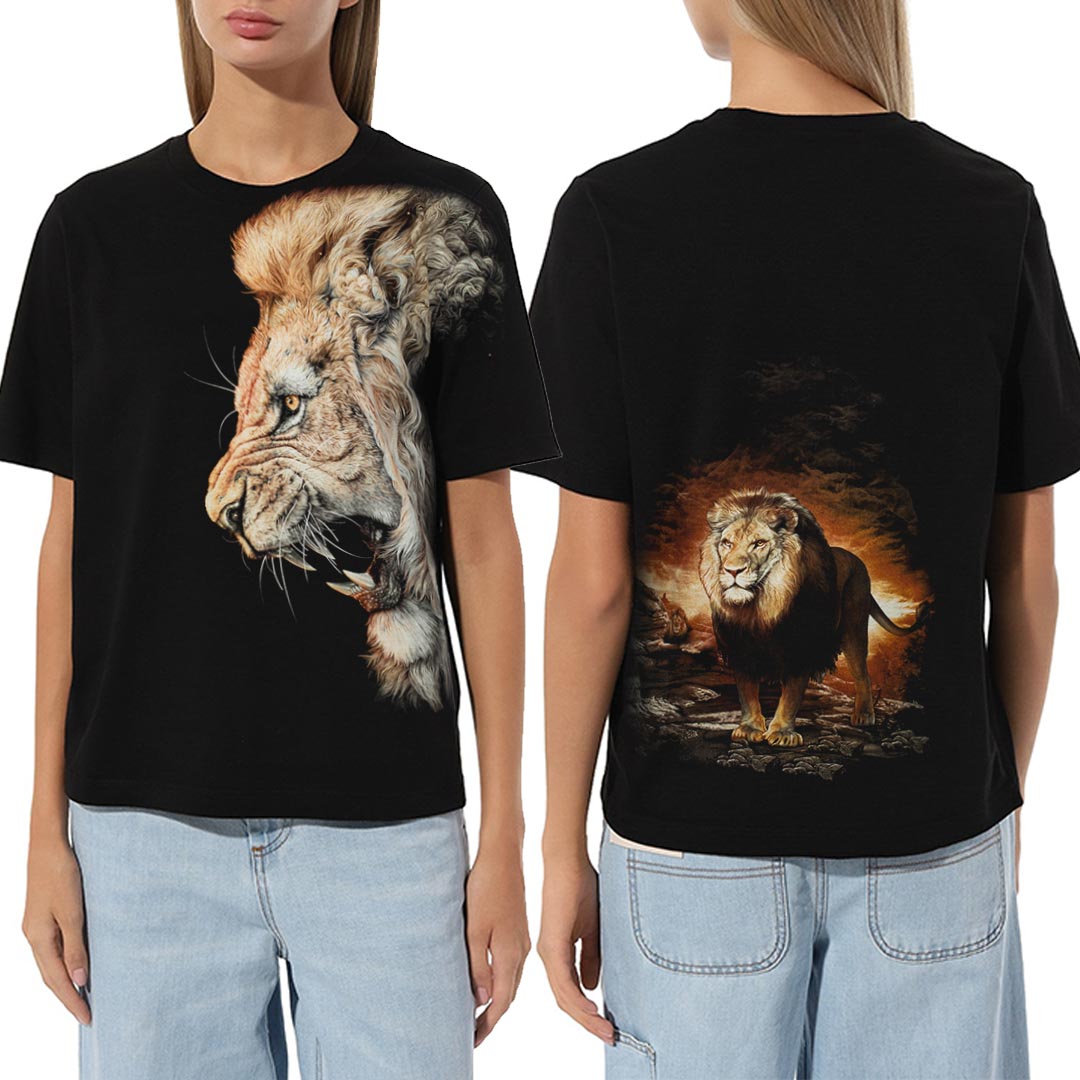 T-Shirt - Löwe seitlich