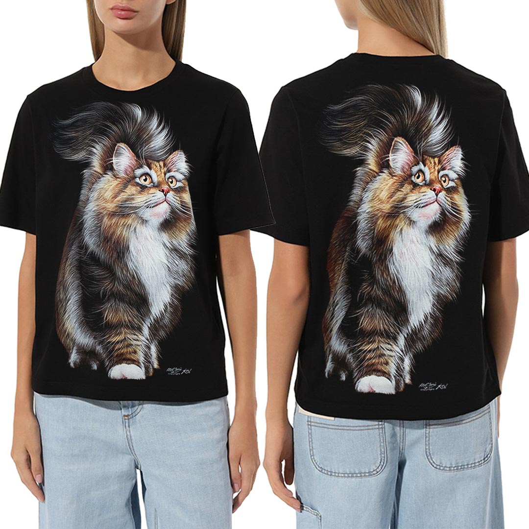 T-Shirt - Katze Maine Coon