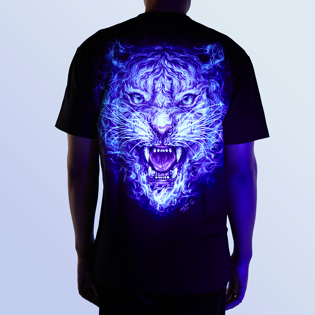 T-Shirt - Gepard Flamme