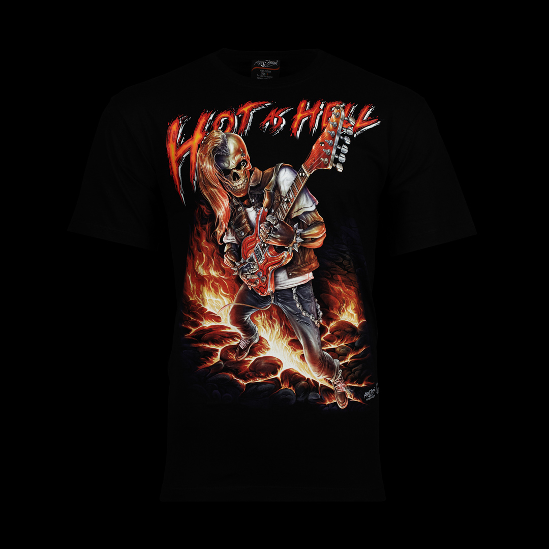 T-Shirt - Death Metal Hot as Hell